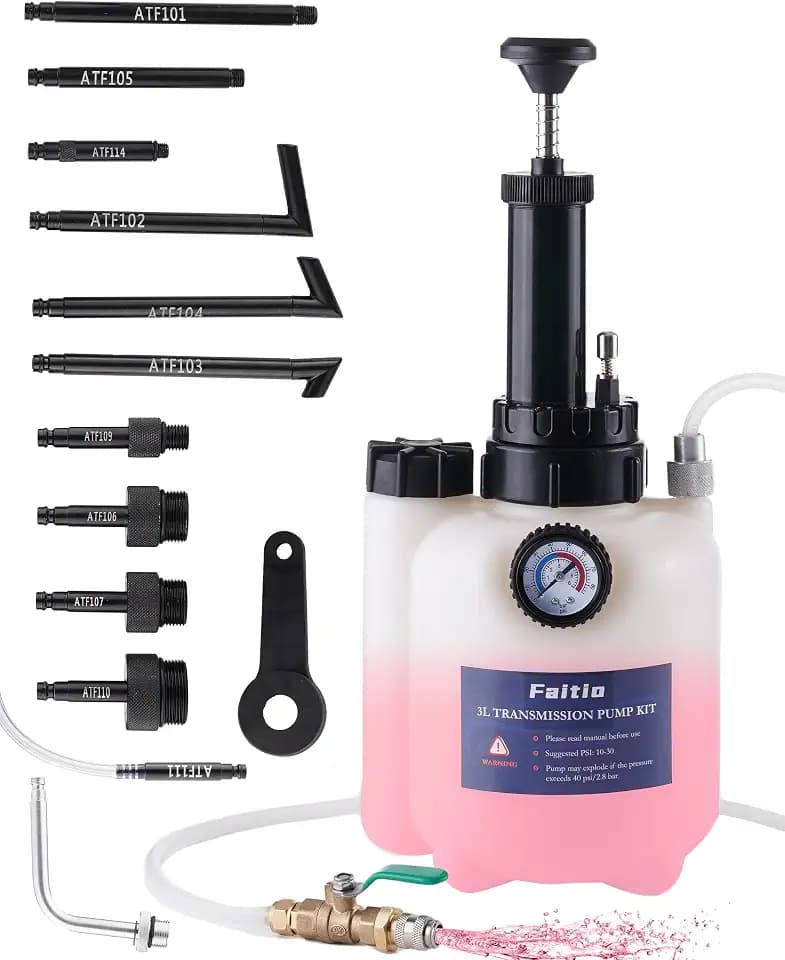 3L Transmission Fluid Transfer Pump w/ 12 ATF Adapters