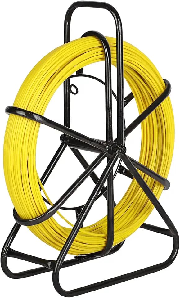 aleawol Fiberglas Kabel Rad 5mm x 100m Fischband Einziehspirale
