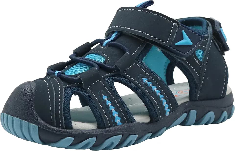Apakowa Kids Boys Girls Soft Sole Close Toe Sport Beach Water Sandals
