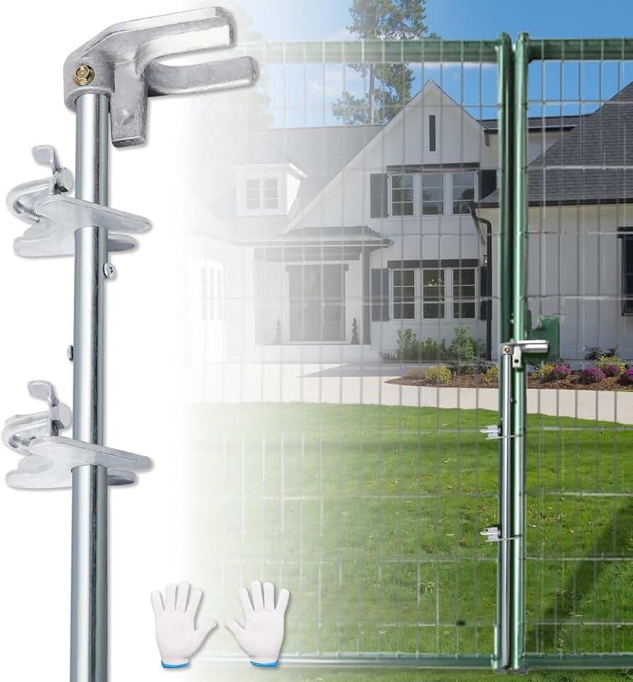 Podoy 36" Chain Link Gate Drop Rod for 1-3/8" Fence Frames
