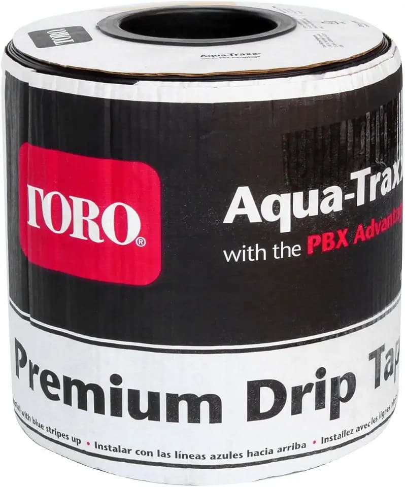 Toro Aqua-Traxx - 5/8" Drip Tape, 8 mil, 8", 0.34 GPM/100', 2, 000' - EA5080834-200, Plastic