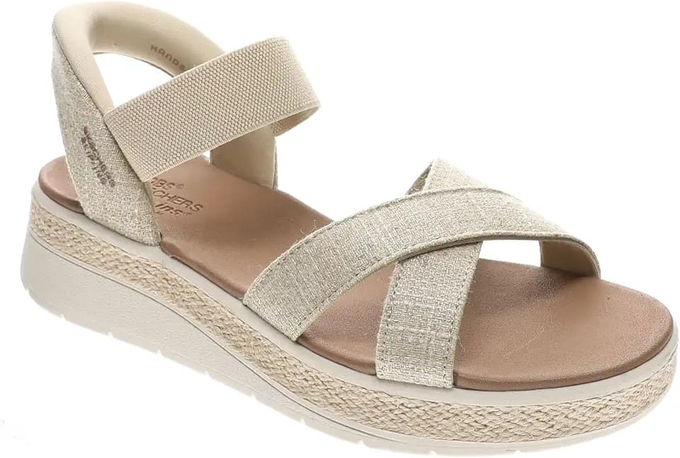 Skechers Women's Bobs Sun Ray - Bright Take Hands Free Slip-ins