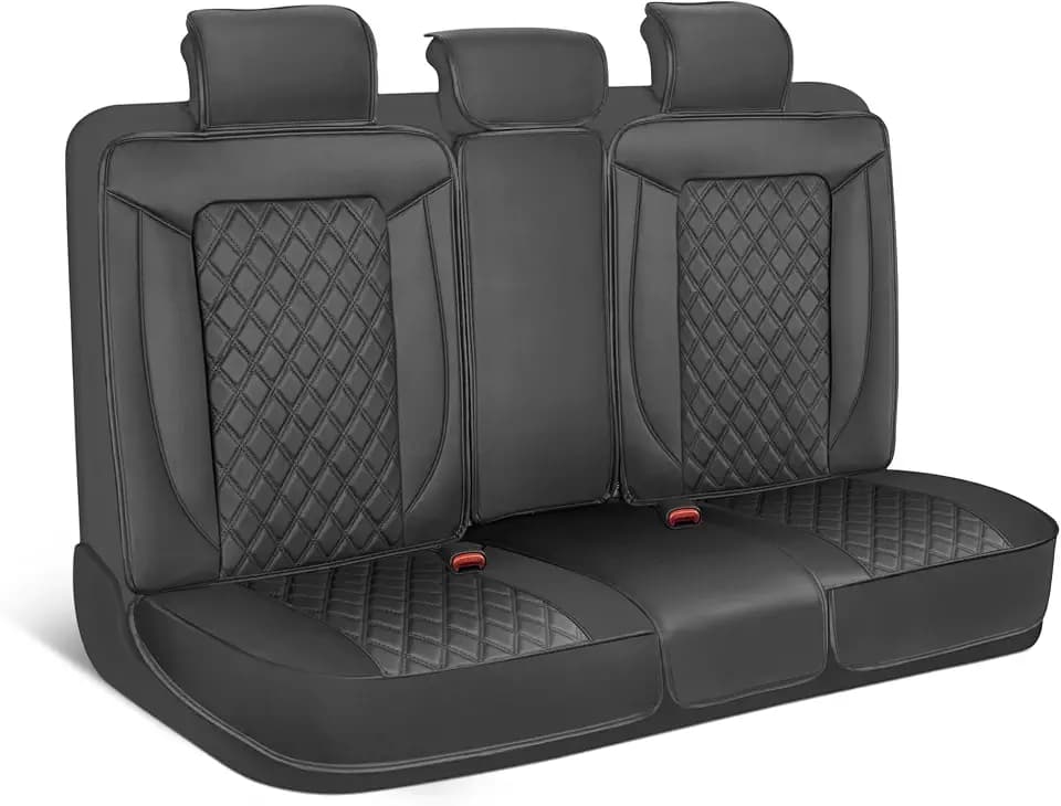 MotorBox TrimLine Onyx Leather Seat Covers for Cars & SUVs