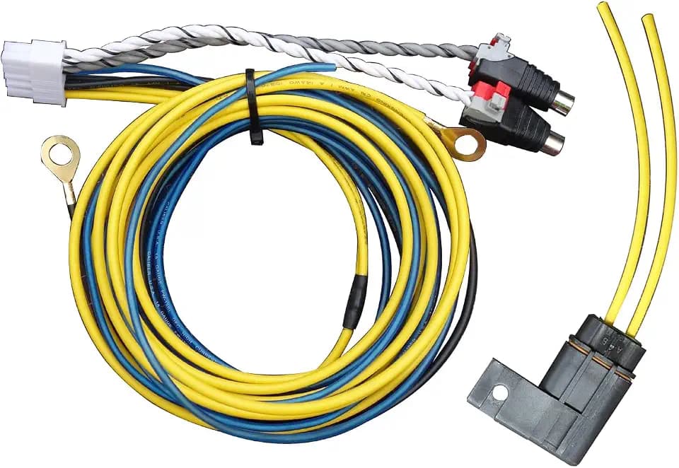 10-Pin Harness Cord Compatible with Kenwood Subwoofer KSC-SW30 KSC-SW11 WA80 WA100 SW10 WX1 KSC-SW880 KSC-SW900 KSC-SW910 KSC-SW201X KSC-WA82RC KSC-PSW8 KSC-PSW7EQ JVC CW-DRA8 Subwoofer Enclosure fuse