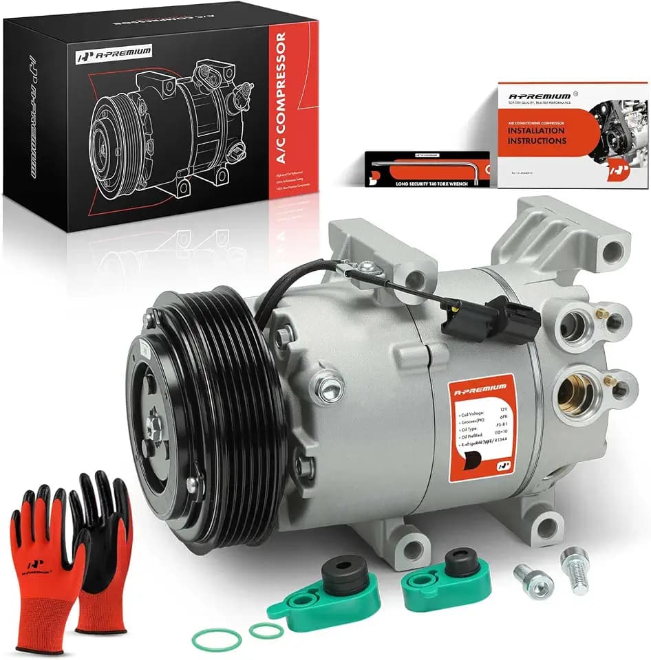 A-Premium Air Conditioner AC Compressor with Clutch
