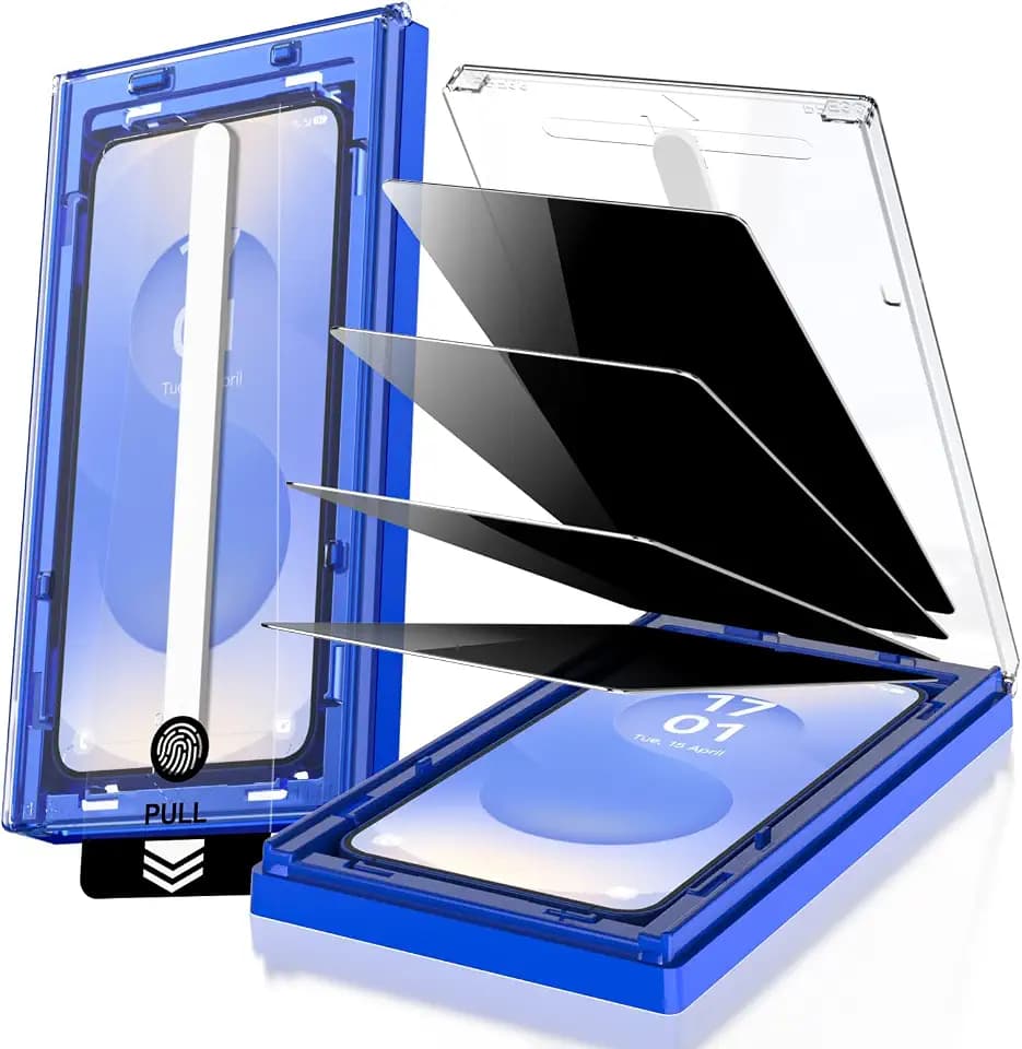 EZ-GLAZ-for Samsung Galaxy S25/S24 Privacy Screen Protector [6.2"]