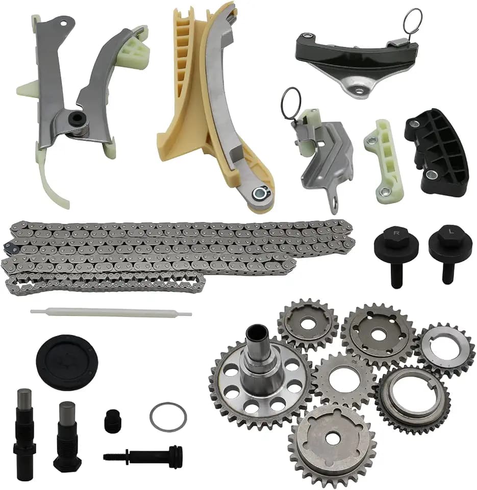 Chefull 26pcs Engine Timing Chain Kit Compatible with Ford Explorer Sport Trac 1997-2010 Mustang 2005-2010 Ranger 2001-2010 Mazda B4000 Mercury Mountaineer 4.0L TK428 KT4038S TS20395