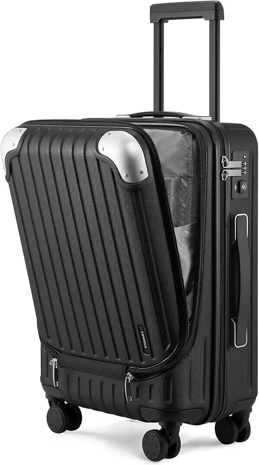 LEVEL8 Carry on Luggage 22x14x9 Airline Approved, 20" Suitcases with Wheels