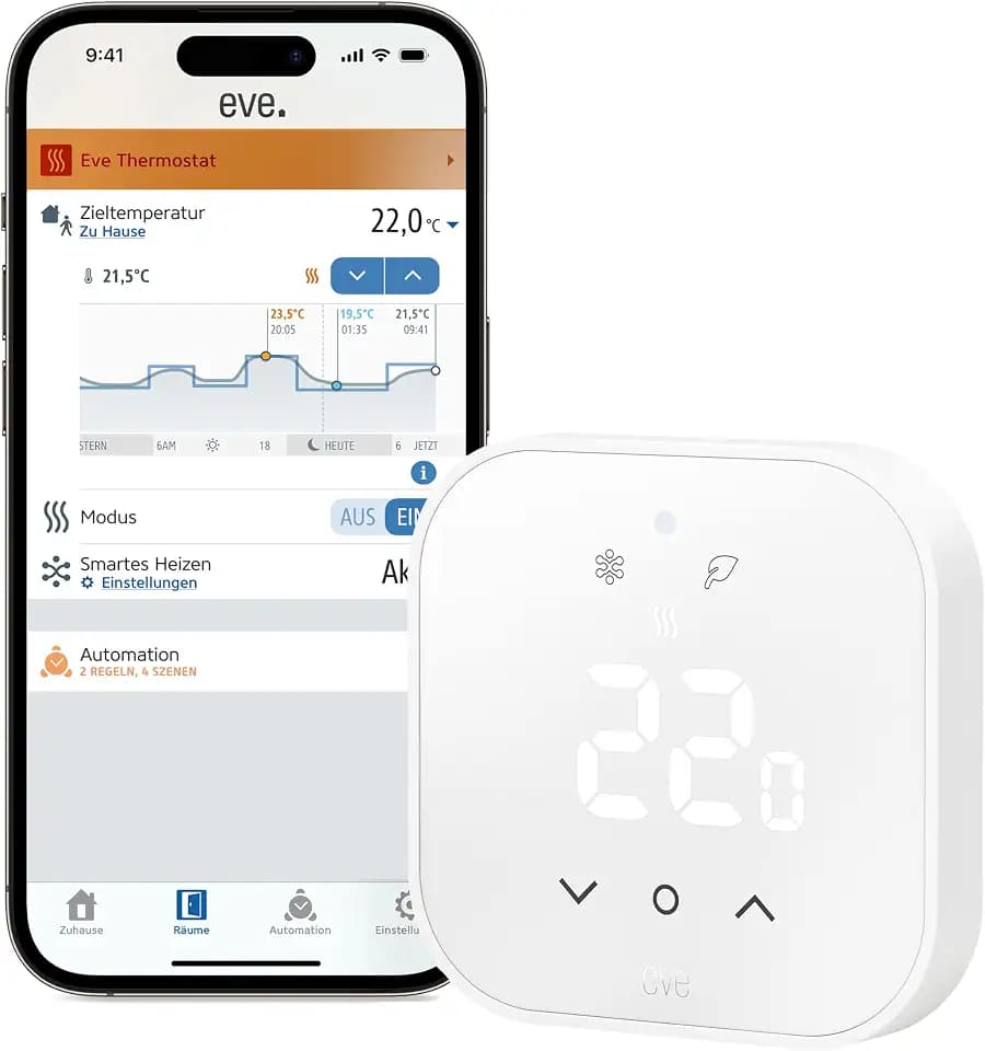 Eve Thermostat (Matter) - Smartes Thermostat für Fußbodenheizungen