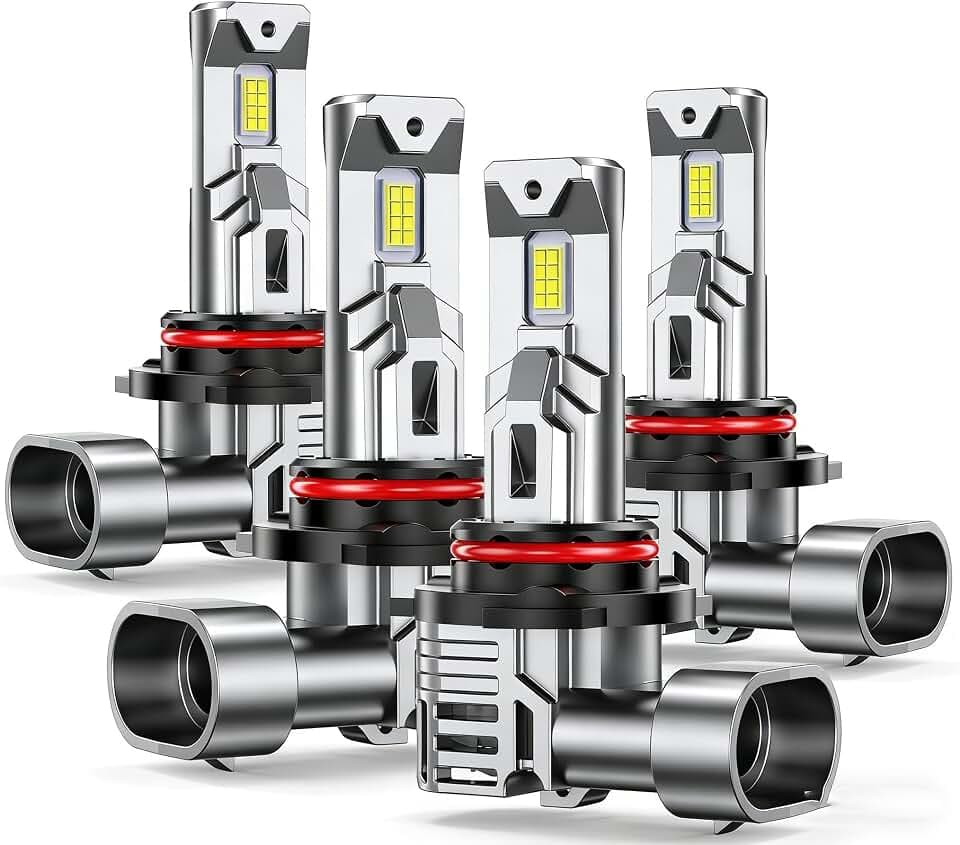 SEALIGHT 9005 9006 ledlights for car, Headlight Bulbs 40000 Lumens, High Performance Halogen Replacement, High Beam Low Beam Fog Light Bulbs, 2 Pack