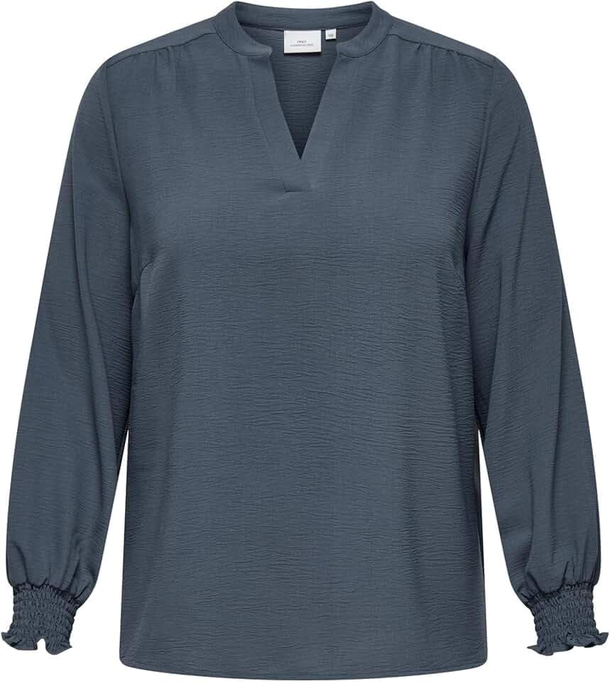 ONLY Carmakoma Damen Carmetta Life V-Neck Top WVN Noos Carmetta Life V-Neck Top WVN Noos (1er Pack)