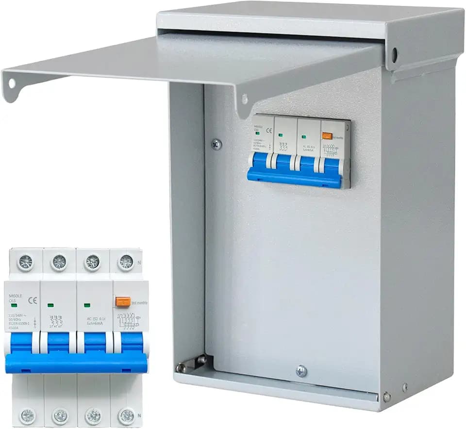 60 Amp Spa Panel, Breaker Panel 120V/240V GFCI for Hot Tub