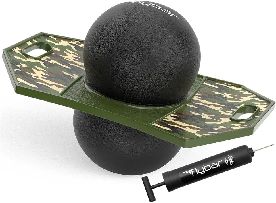 Flybar Pogo Trick Ball for Kids, Indoor & Outdoor Balance Bounce Board Toy