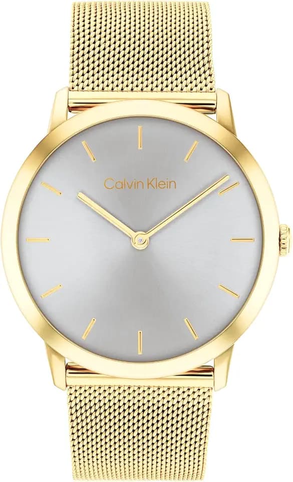 Calvin Klein Exceptional - Women's and Men's 2H Quartz Watch Stainless Steel with Mesh Bracelet - Water Resistant 3 ATM/30 Meters - Trendy CK Watches for Him and Her - 37 mm