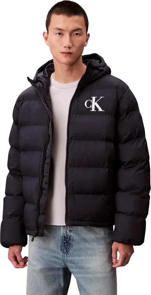 Herren Ls Nylon Monogram Puffer Jkt Lv04rd528g Jacken (1er Pack)