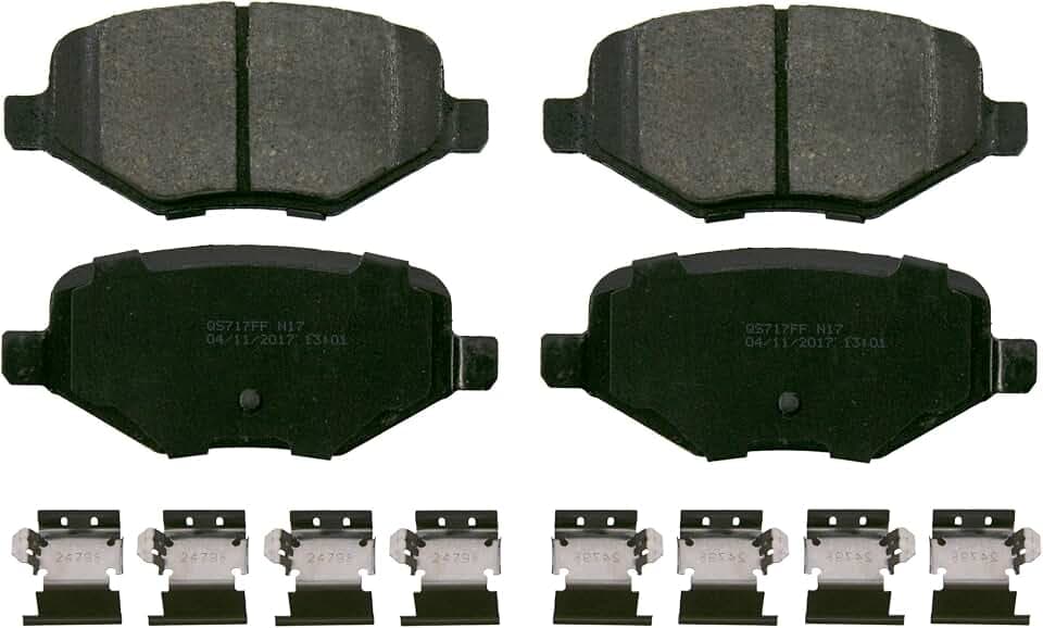 Wagner QS ZD1754 Disc Brake Pad Set, Chamfered Edges for Smooth, Quiet Stops, Fits 2014–2019 Ford Explorer