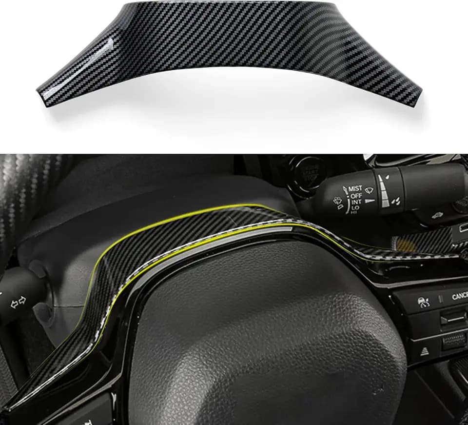 for 2023 2024 2025 Honda Accord 11th Gen Accessories Center Console Decals ABS Carbon Fiber Stickers