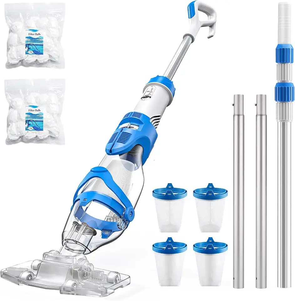 Consciot Cordless Pool Vacuum, 22 GPM, Above Ground & Inground Pools