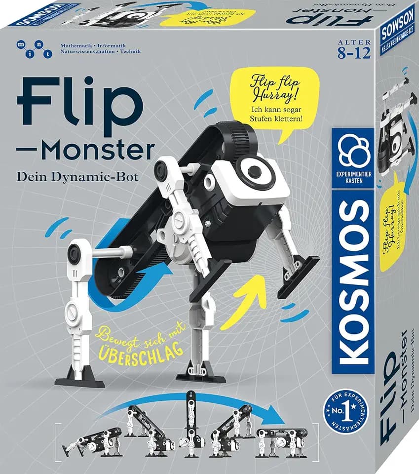 KOSMOS Flip-Monster, Dynamik-Bot, Roboter Bausatz