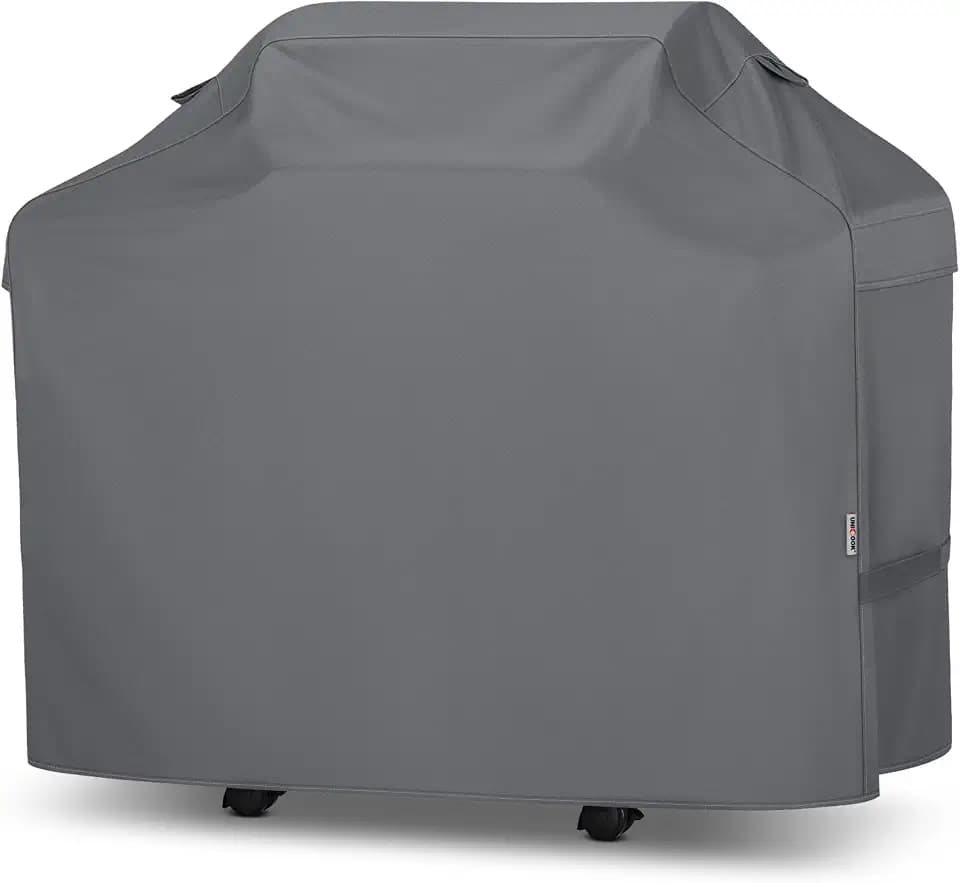 Unicook 50 Inch Heavy Duty Waterproof Grill Cover, Weather Resistant, Gray