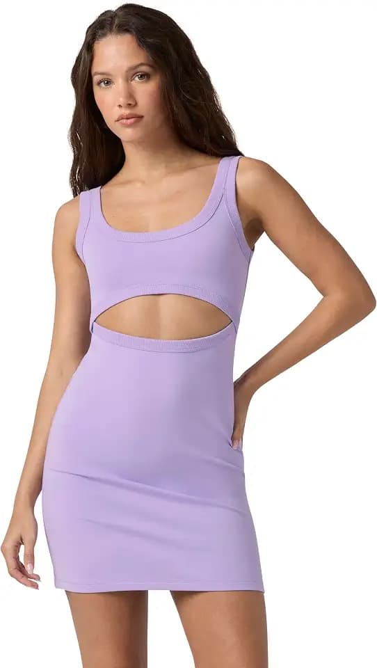 florence by mills Women's Sunset Pier Collection Sporty Terry Cutout Dress