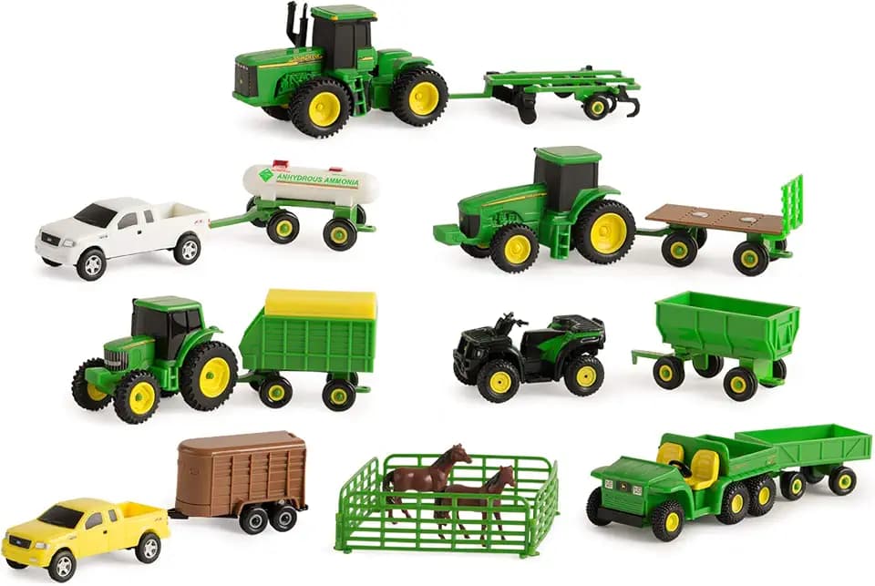 1/64th John Deere 20pc. Farm Set by Unknown
