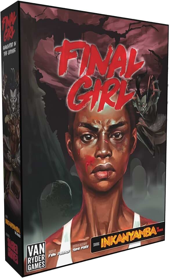 Van Ryder Games | Final Girl Season 1 Slaughter in The Groves Thematic Game in English for Age 14+ | Dice Rolling Hand Management Solo Game | Horror