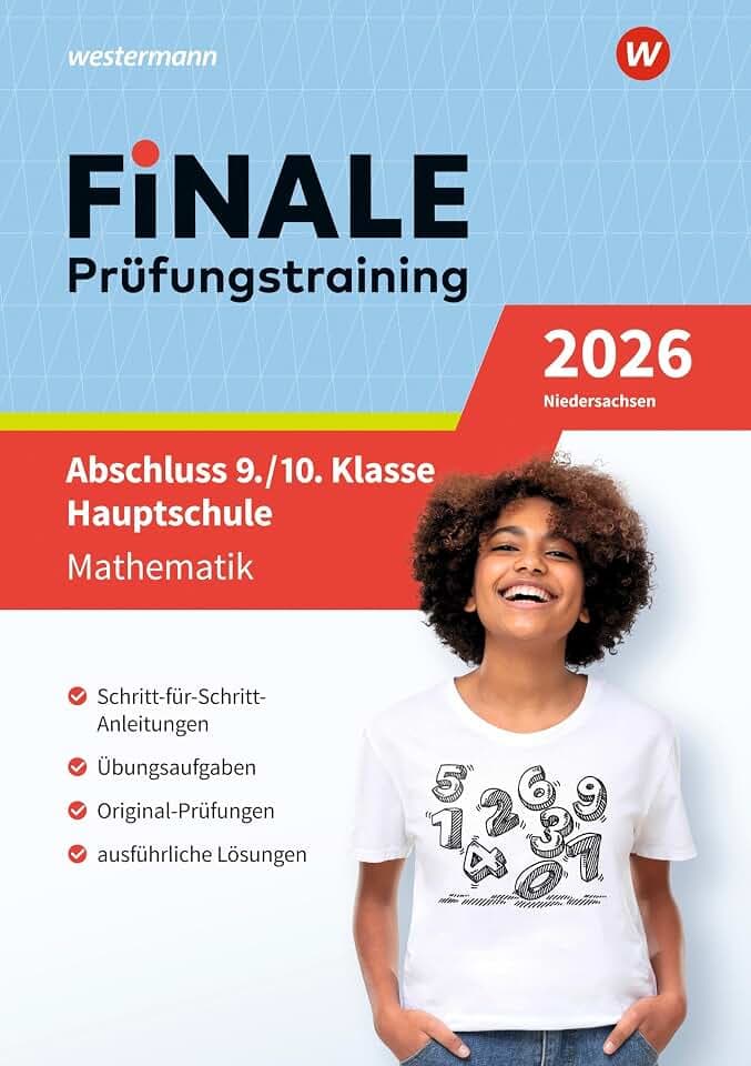 FiNALE Prüfungstraining Abschluss 9./10. Klasse Hauptschule Niedersachsen: Mathematik 2026 Arbeitsbuch mit Lösungsheft