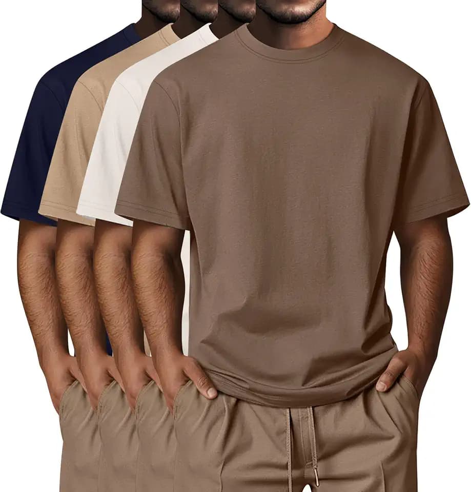 Neer 4 Pack Mens Big and Tall T Shirts