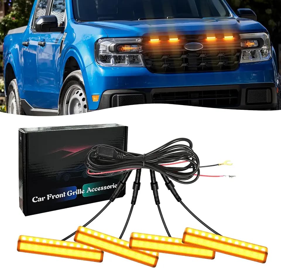 Front Grille Led Light For 2022-2025 2026 Ford Maverick Accessories