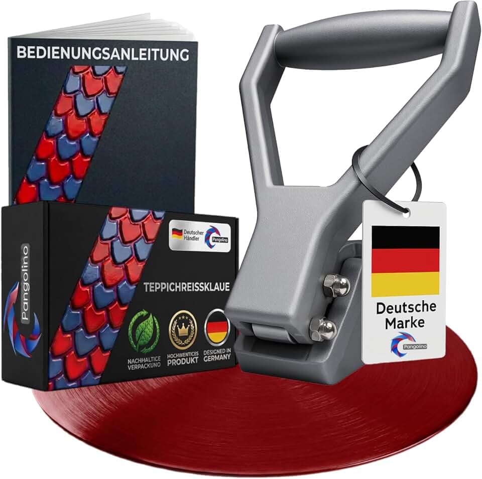 PANGOLINO Reißklaue Halteklaue | Teppichkralle | Reißkralle aus hochwertigem Aluminium | Zum Ziehen von Teppichen | Teppich entfernen leicht gemacht | Teppichstripper