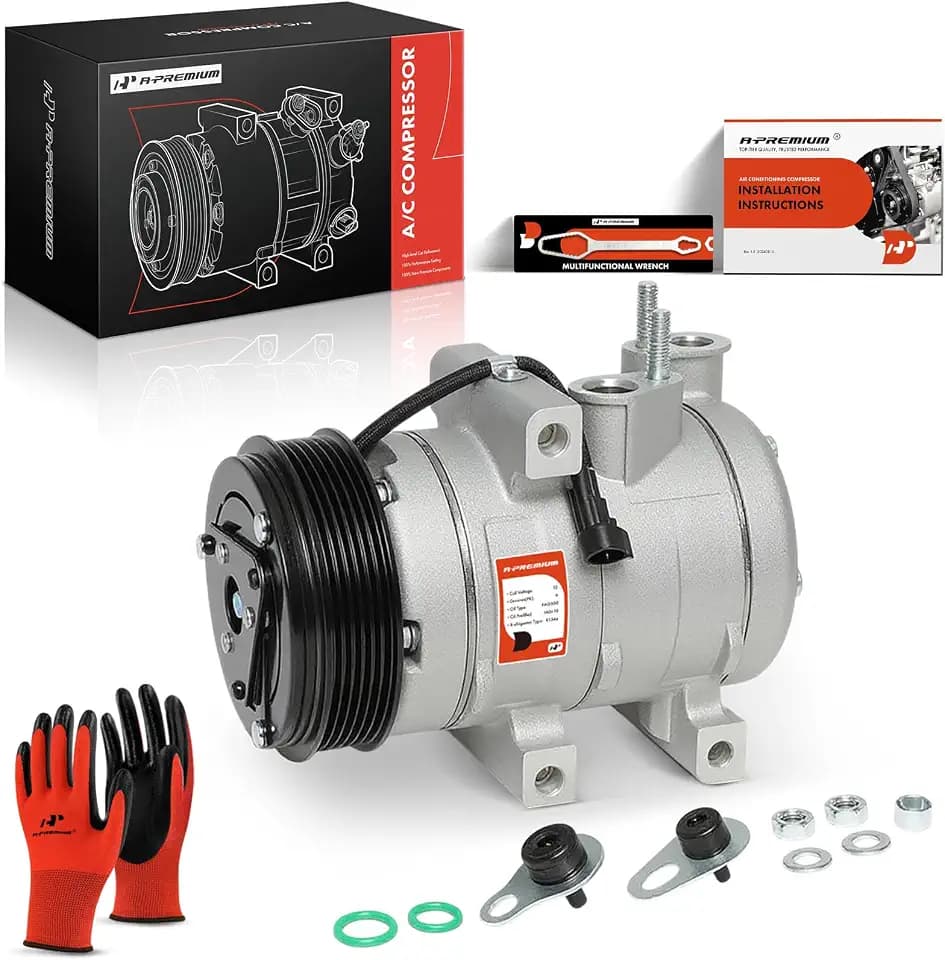 A-Premium Air Conditioner AC Compressor with Clutch