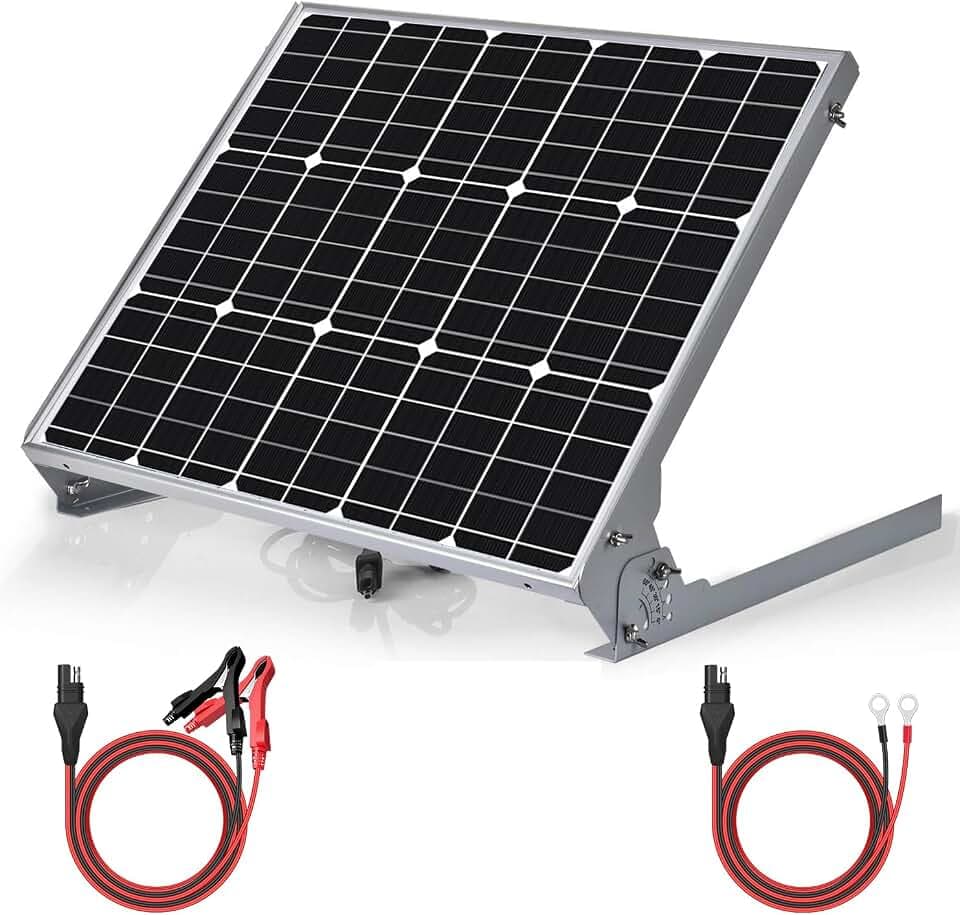 SUNER POWER 50W 12V Solar Panel Battery Trickle Charger Maintainer Ultra
