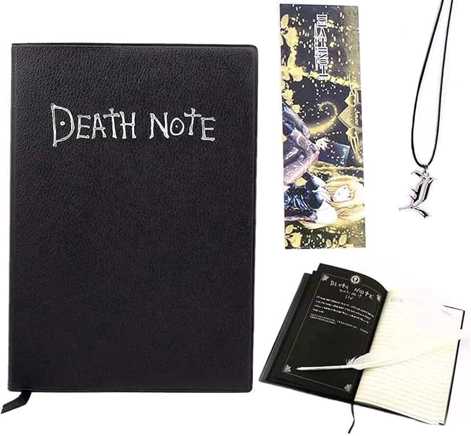 Death Note Notizbuch mit Federstift, modisches Anime-Thema, Death Note, Cosplay-Notizbuch, Geschenke für Cosplay-Liebhaber