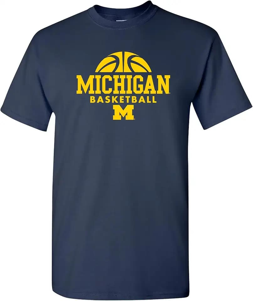 UGP Campus Apparel NCAA Basketball Hype Logo, Team Color T Shirt, College, University