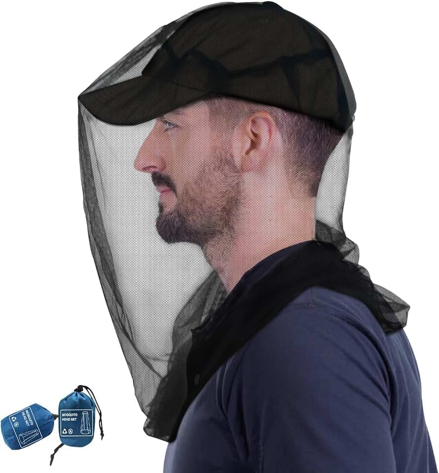 South to East Mosquito Head Net for Insects 2 Pack, Fly & Bug Protection