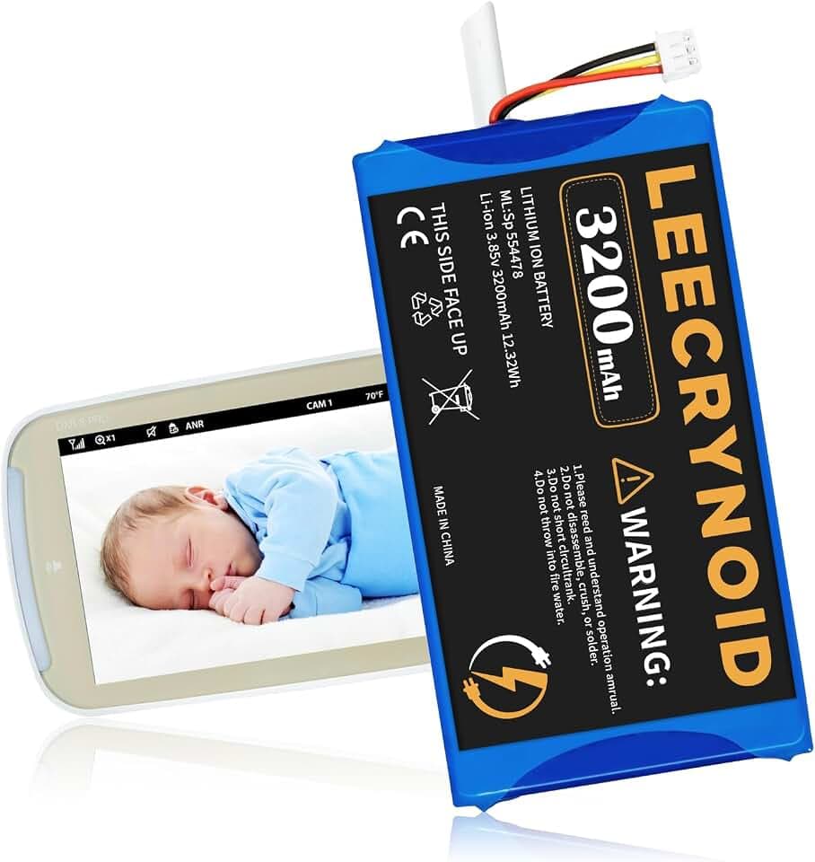 SP 554478 Battery for Infant Optics DXR-8 Pro, 3200mAh 3.85V
