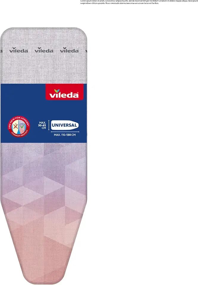 Vileda Diamond Bügelbrettbezug, Titanbeschichtet, Universalgröße