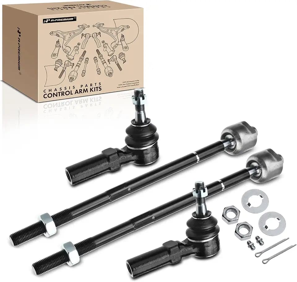 A-Premium Front Inner & Outer Tie Rod End Kit, Compatible with Buick