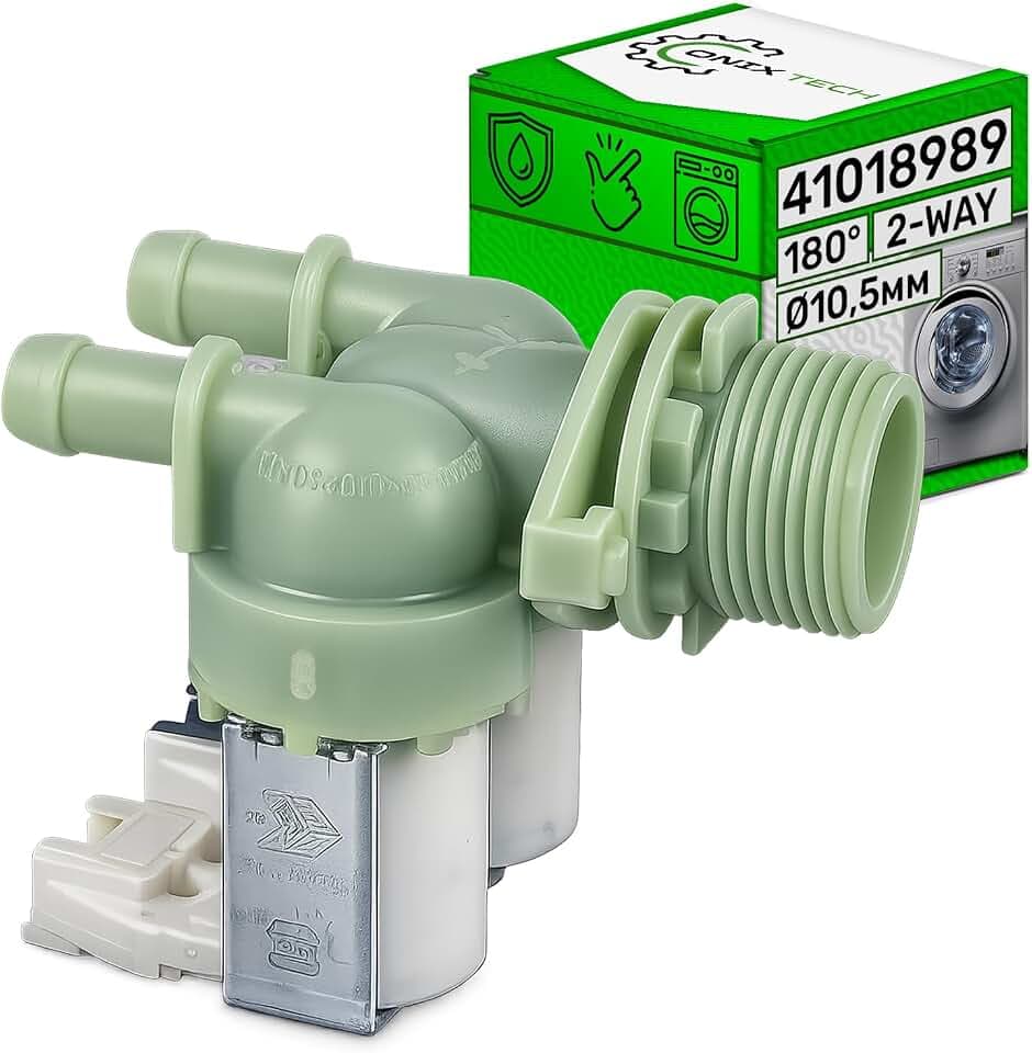 Magnetventil Waschmaschine 2 Wege 180° Ø10,5mm 41018989 für Candy