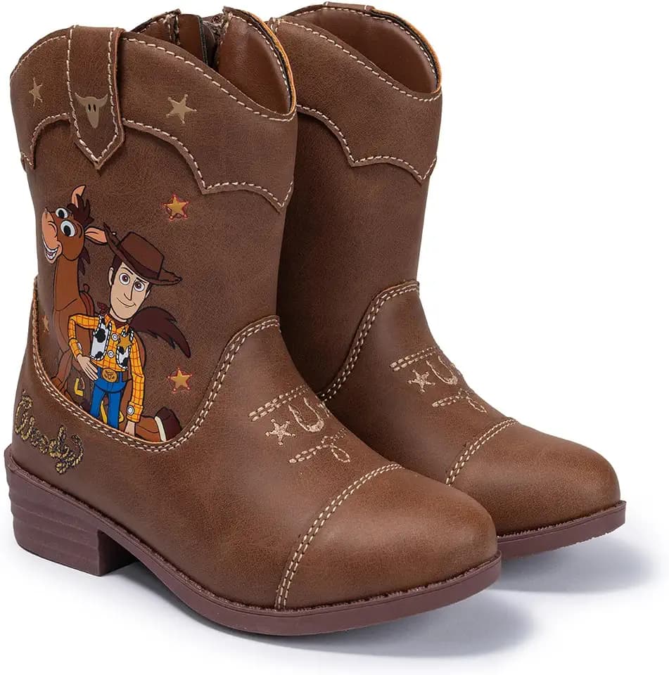 Toy Story Jessie Toddler Cowboy Boots, Waterproof Boots for Kids