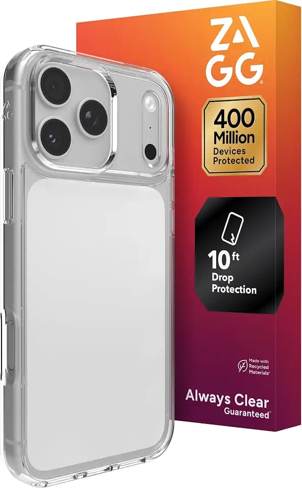 ZAGG Crystal Palace Lite Case for iPhone 17 Pro Max, Clear