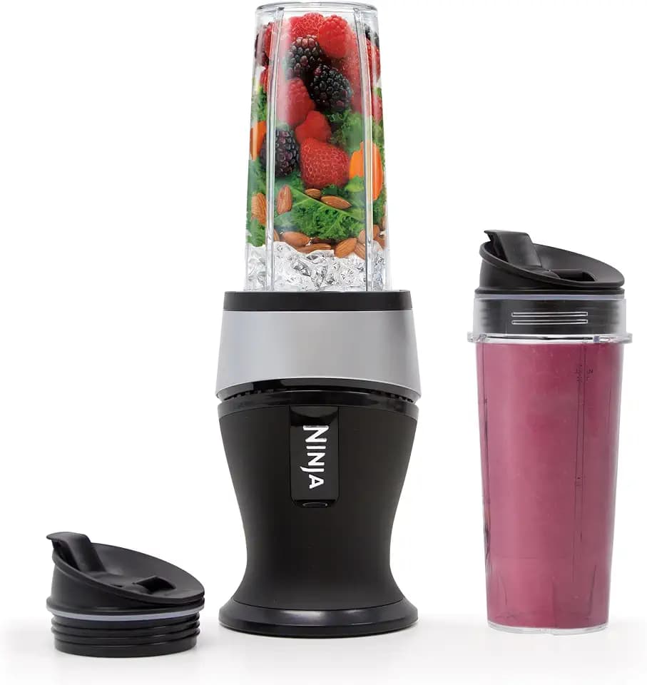 Ninja Fit Compact Personal Blender, 700W, (2) 16oz Cups, QB3001SS