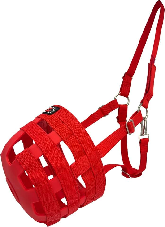 BARN & STABLE Horse Grazing Muzzle for Easy Breathe, Comfortable Muzzle Grazing for Horses with Adjustable Straps, Buckles, Suitable for Precaution of Laminitis