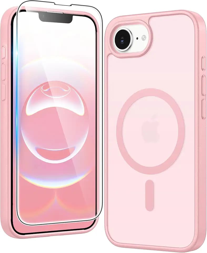 FNTCASE for iPhone 17e/16e Case Compatible with Magsafe Matte Phonecase