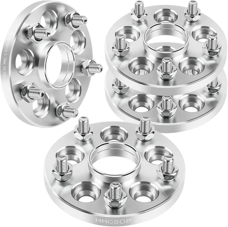 5x100 to 5x4.5 Wheel Spacers 15mm 56.1mm Bore 12x1.25 Studs for Subaru BRZ