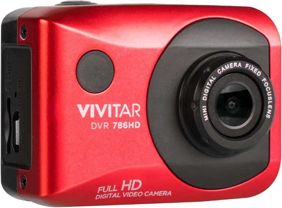 Vivitar DVR786HD-RED-WM DVR 786 Full HD ActionCam