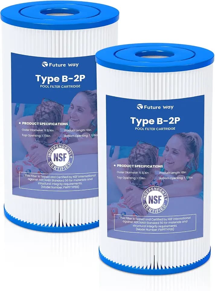 Future Way Type B Pool Filter Cartridge Replacement for Intex 29005E