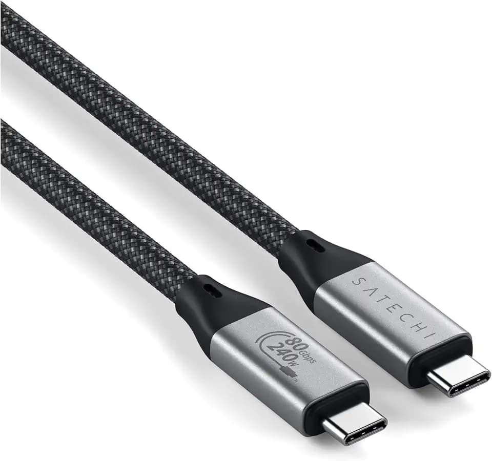 Satechi USB4 V2 Pro Cable, 240W Charging, Up to 120Gbps Data Transfer