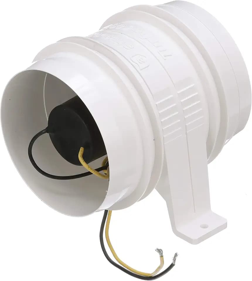 Attwood Turbo 4000 In-Line Bilge Blower 4 Inch 12V